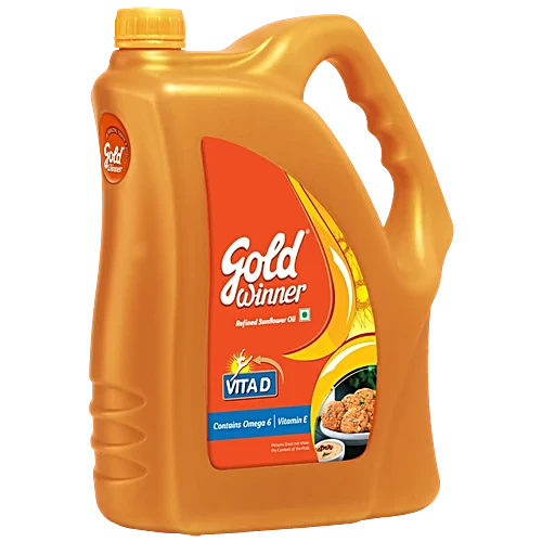Gold Winner Refined Sunflower Oil, 5 L Can